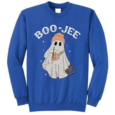 Coffee Lovers Cute Ghost Halloween Costume Boujee Boojee Funny Gift Sweatshirt