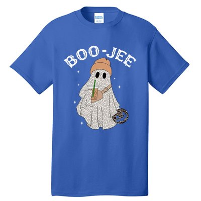 Coffee Lovers Cute Ghost Halloween Costume Boujee Boojee Funny Gift Tall T-Shirt