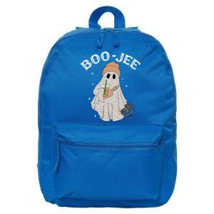 Coffee Lovers Cute Ghost Halloween Costume Boujee Boojee Funny Gift 16 in Basic Backpack