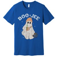 Coffee Lovers Cute Ghost Halloween Costume Boujee Boojee Funny Gift Premium T-Shirt