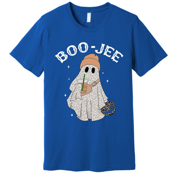 Coffee Lovers Cute Ghost Halloween Costume Boujee Boojee Funny Gift Premium T-Shirt