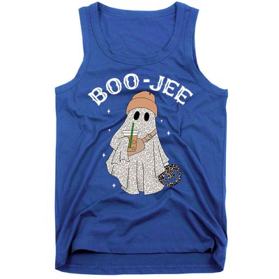 Coffee Lovers Cute Ghost Halloween Costume Boujee Boojee Funny Gift Tank Top