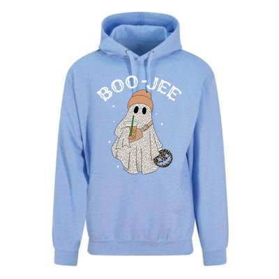 Coffee Lovers Cute Ghost Halloween Costume Boujee Boojee Funny Gift Unisex Surf Hoodie