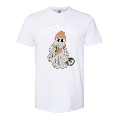 Coffee Lovers Cute Ghost Halloween Costume Boujee Boojee Funny Gift Softstyle CVC T-Shirt