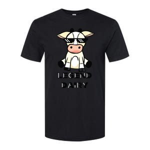 Cow Legendairy Cow Print Pun Softstyle CVC T-Shirt