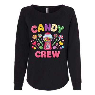 Candy Land Candy Crew Decorations Sweetie Candy Squad Cool Womens California Wash Sweatshirt