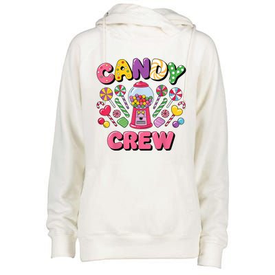 Candy Land Candy Crew Decorations Sweetie Candy Squad Cool Womens Funnel Neck Pullover Hood