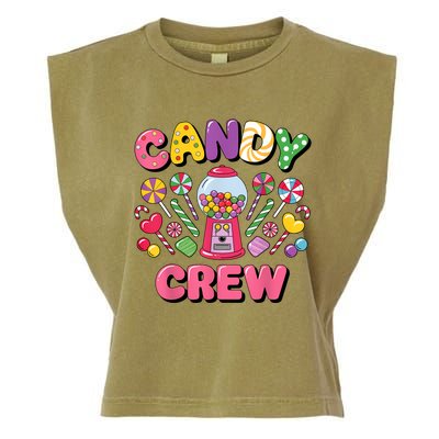 Candy Land Candy Crew Decorations Sweetie Candy Squad Cool Garment-Dyed Women's Muscle Tee