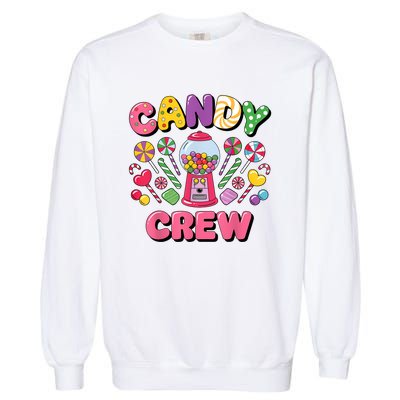 Candy Land Candy Crew Decorations Sweetie Candy Squad Cool Garment-Dyed Sweatshirt