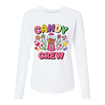 Candy Land Candy Crew Decorations Sweetie Candy Squad Cool Womens Cotton Relaxed Long Sleeve T-Shirt