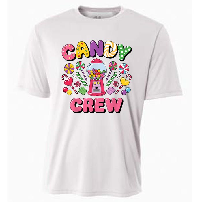 Candy Land Candy Crew Decorations Sweetie Candy Squad Cool Cooling Performance Crew T-Shirt