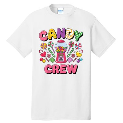 Candy Land Candy Crew Decorations Sweetie Candy Squad Cool Tall T-Shirt