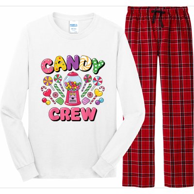 Candy Land Candy Crew Decorations Sweetie Candy Squad Cool Long Sleeve Pajama Set