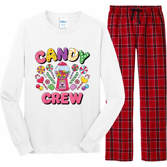 Candy Land Candy Crew Decorations Sweetie Candy Squad Cool Long Sleeve Pajama Set