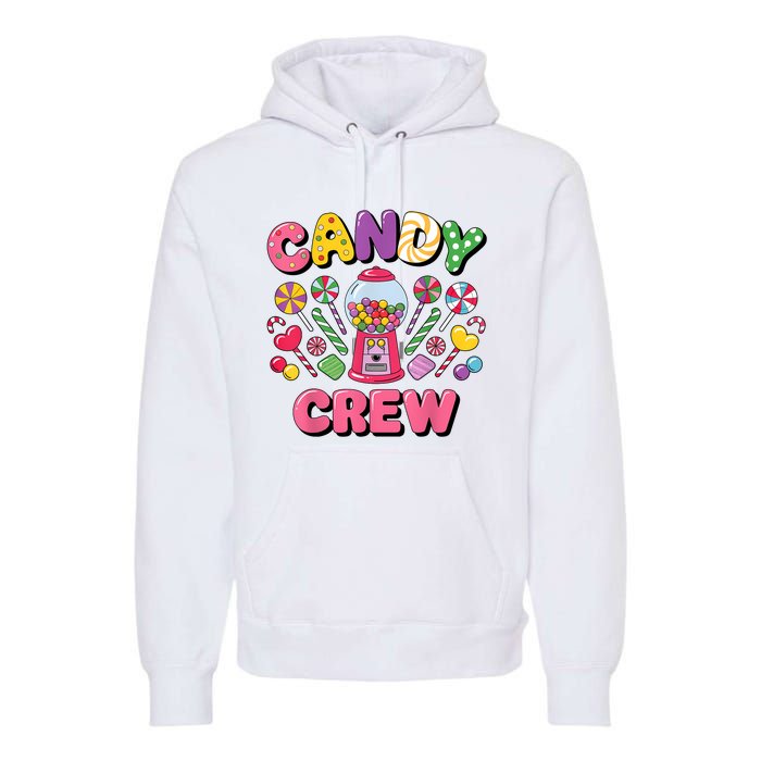 Candy Land Candy Crew Decorations Sweetie Candy Squad Cool Premium Hoodie