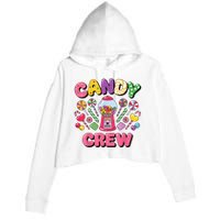 Candy Land Candy Crew Decorations Sweetie Candy Squad Cool Crop Fleece Hoodie