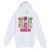 Candy Land Candy Crew Decorations Sweetie Candy Squad Cool Premium Pullover Hoodie