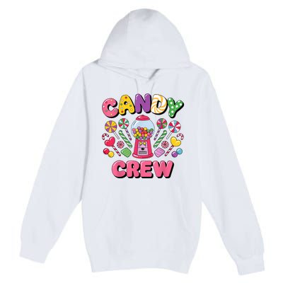 Candy Land Candy Crew Decorations Sweetie Candy Squad Cool Premium Pullover Hoodie