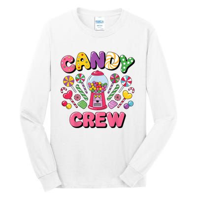 Candy Land Candy Crew Decorations Sweetie Candy Squad Cool Tall Long Sleeve T-Shirt