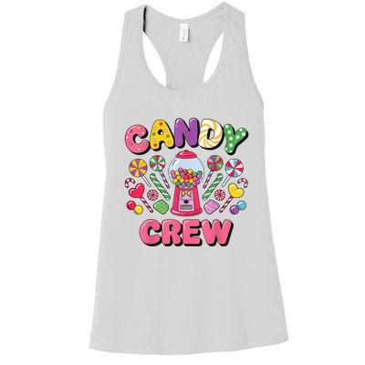 Candy Land Candy Crew Decorations Sweetie Candy Squad Cool Women's Racerback Tank