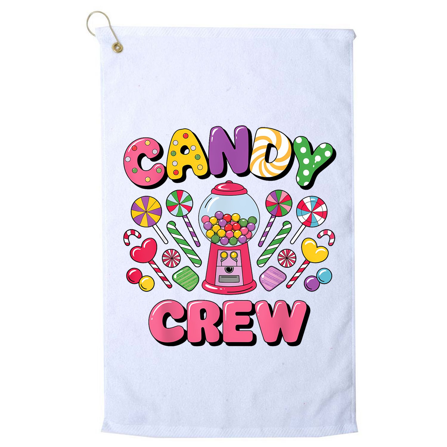 Candy Land Candy Crew Decorations Sweetie Candy Squad Cool Golf Towel