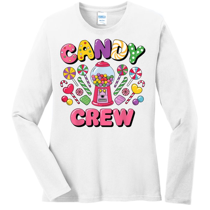 Candy Land Candy Crew Decorations Sweetie Candy Squad Cool Ladies Long Sleeve Shirt