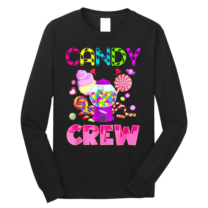 Candy Land Candy Crew Decorations Sweetie Candy Squad Long Sleeve Shirt