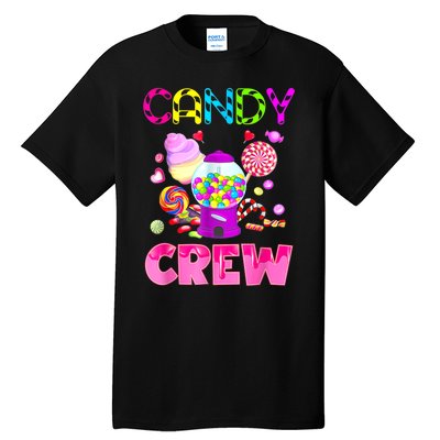 Candy Land Candy Crew Decorations Sweetie Candy Squad Tall T-Shirt