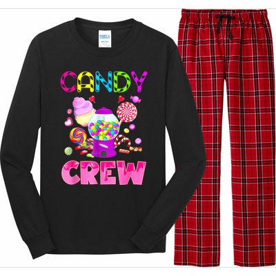 Candy Land Candy Crew Decorations Sweetie Candy Squad Long Sleeve Pajama Set