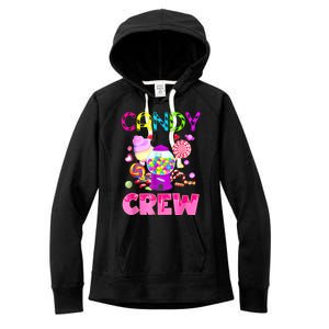 Candy Land Candy Crew Decorations Sweetie Candy Squad Women's Fleece Hoodie