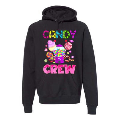 Candy Land Candy Crew Decorations Sweetie Candy Squad Premium Hoodie