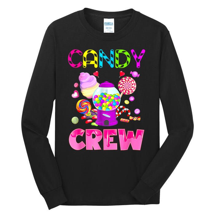 Candy Land Candy Crew Decorations Sweetie Candy Squad Tall Long Sleeve T-Shirt