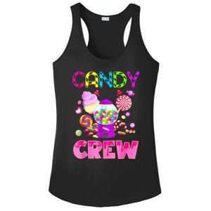 Candy Land Candy Crew Decorations Sweetie Candy Squad Ladies PosiCharge Competitor Racerback Tank