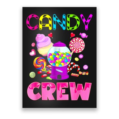 Candy Land Candy Crew Decorations Sweetie Candy Squad Poster