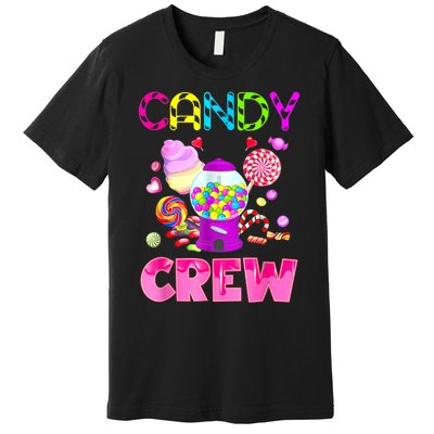 Candy Land Candy Crew Decorations Sweetie Candy Squad Premium T-Shirt