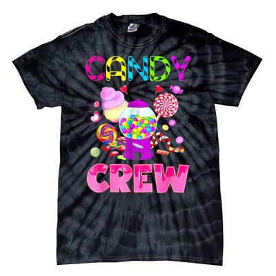 Candy Land Candy Crew Decorations Sweetie Candy Squad Tie-Dye T-Shirt