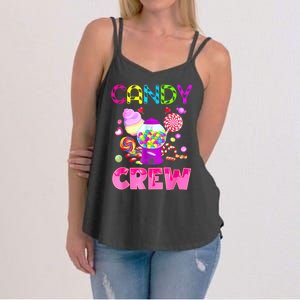 Candy Land Candy Crew Decorations Sweetie Candy Squad Women's Strappy Tank