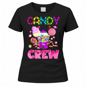 Candy Land Candy Crew Decorations Sweetie Candy Squad Women's T-Shirt