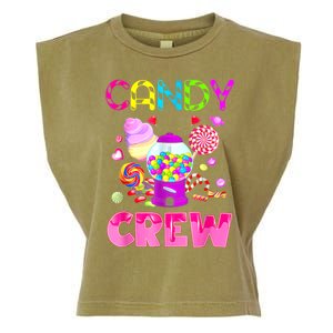 Candy Land Candy Crew Decorations Sweetie Candy Squad Garment-Dyed Women's Muscle Tee