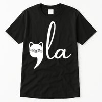 Comma La Cat Lady Kamala Harris Tall T-Shirt