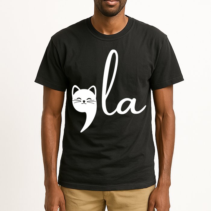 Comma La Cat Lady Kamala Harris Tall T-Shirt