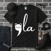 Comma La Cat Lady Kamala Harris Tall T-Shirt