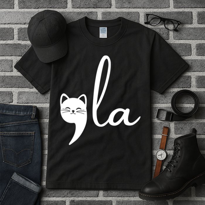Comma La Cat Lady Kamala Harris Tall T-Shirt