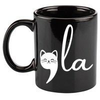 Comma La Cat Lady Kamala Harris 11oz C Handle Ceramic Mug