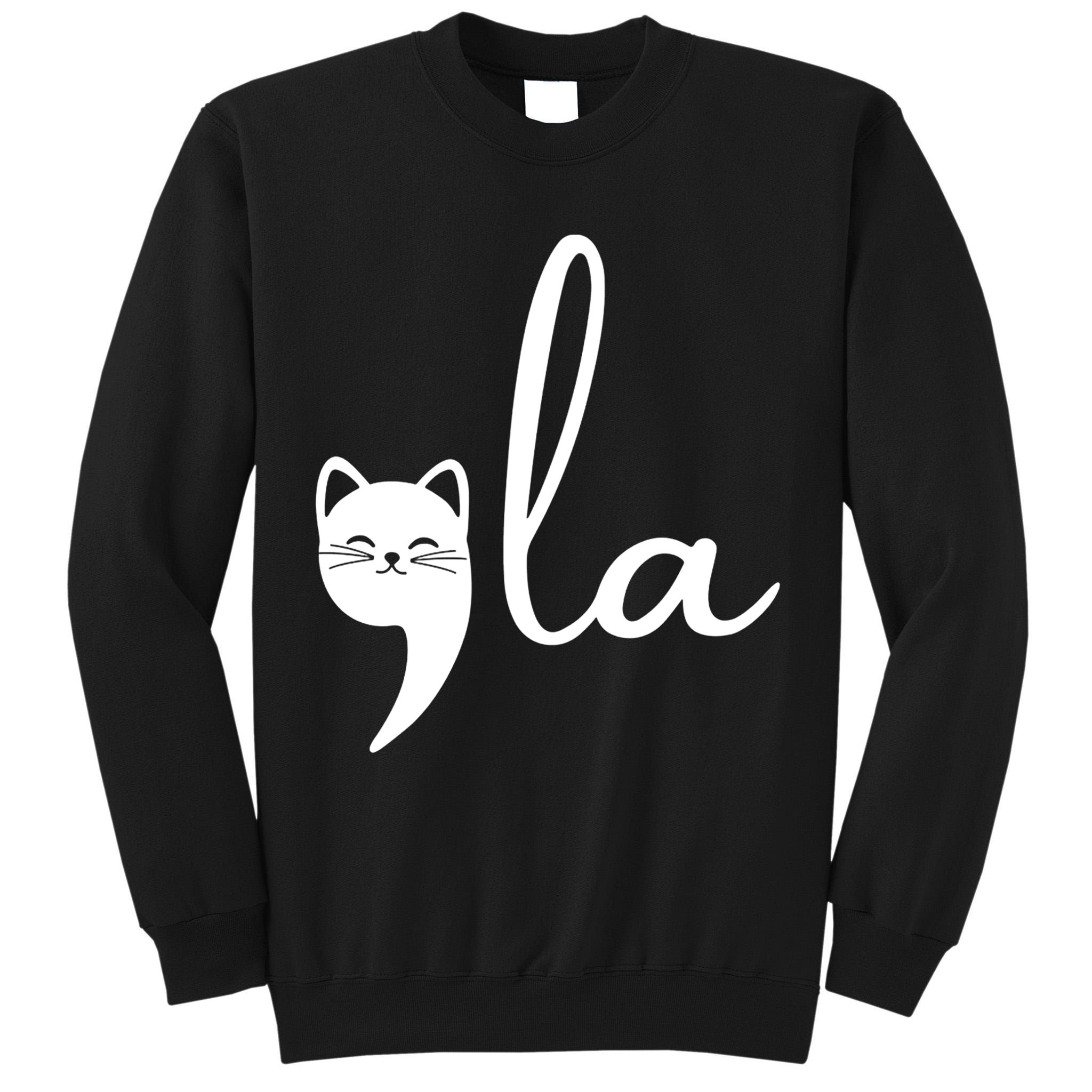 Comma La Cat Lady Kamala Harris Tall Sweatshirt