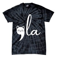 Comma La Cat Lady Kamala Harris Tie-Dye T-Shirt