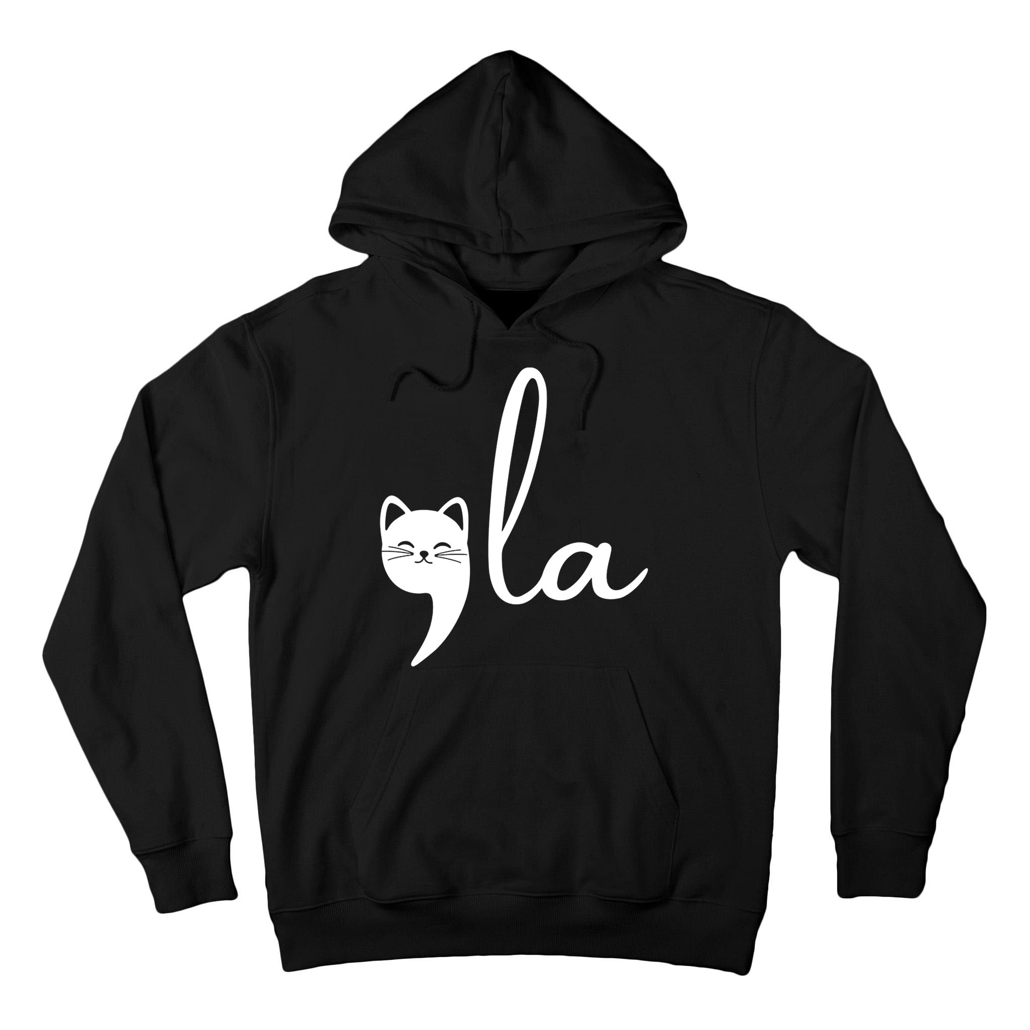 Comma La Cat Lady Kamala Harris Tall Hoodie