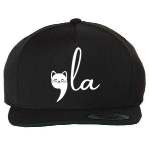 Comma La Cat Lady Kamala Harris Wool Snapback Cap