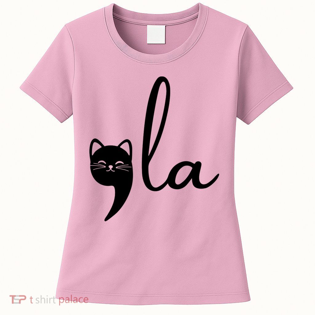 Comma La Cat Lady Kamala Harris Womens T-Shirt