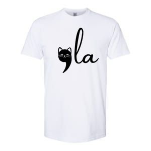 Comma La Cat Lady Kamala Harris Softstyle CVC T-Shirt